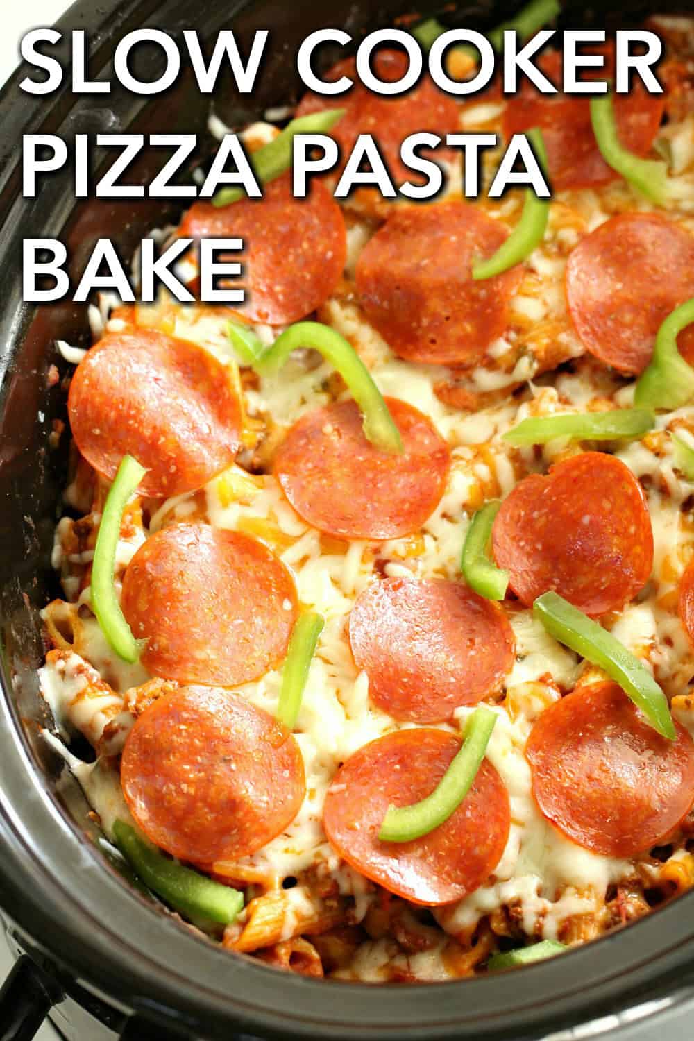 Slow Cooker Pizza Pasta Bake Recipe