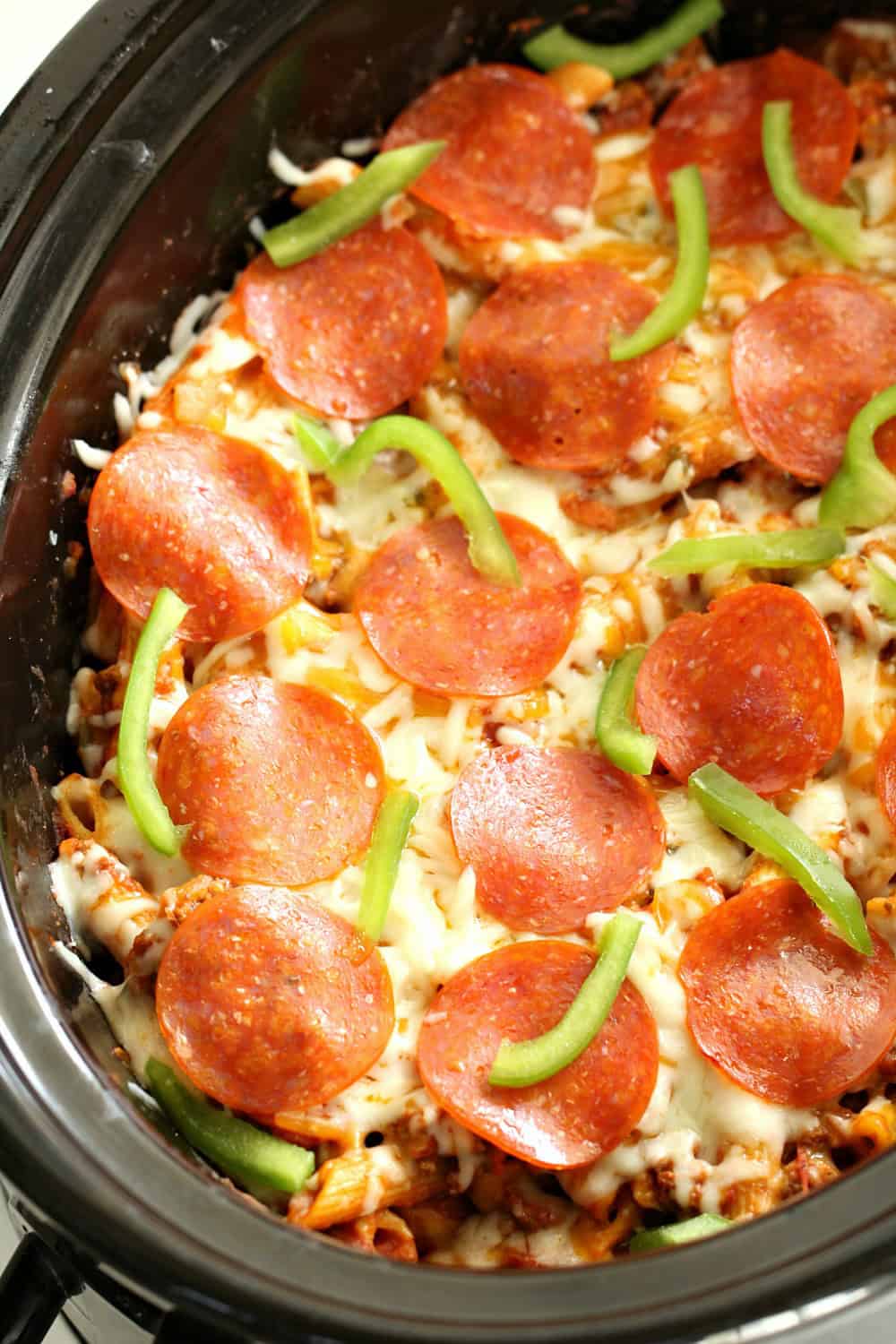 Slow Cooker Pizza Pasta Bake Recipe