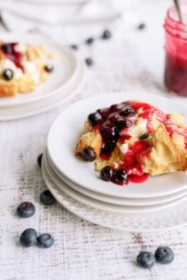 Overnight Blueberry French Toast