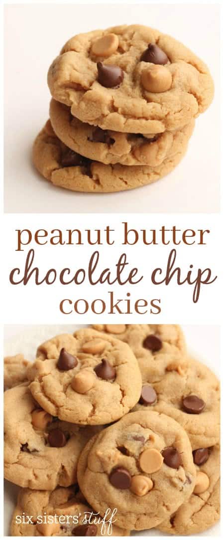 Peanut Butter Chocolate Chip Cookies 3