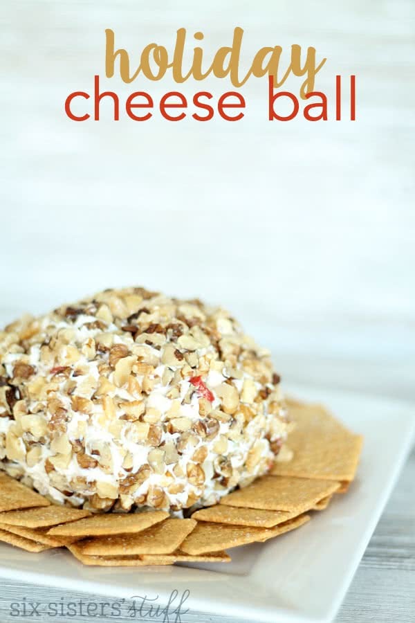 Holiday Cheese Ball from SixSistersStuff.com