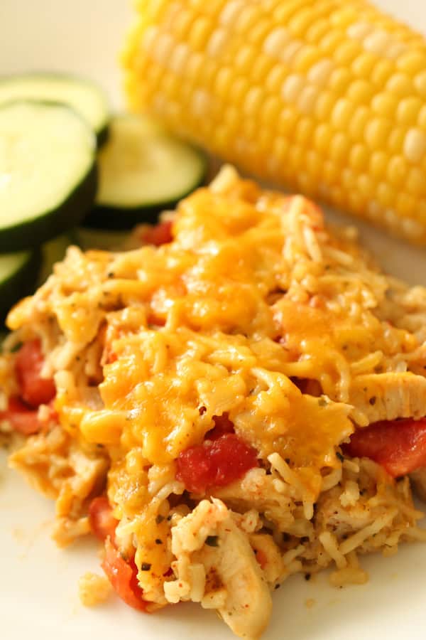 Low Fat Tex-Mex Chicken and Rice Casserole Recipe