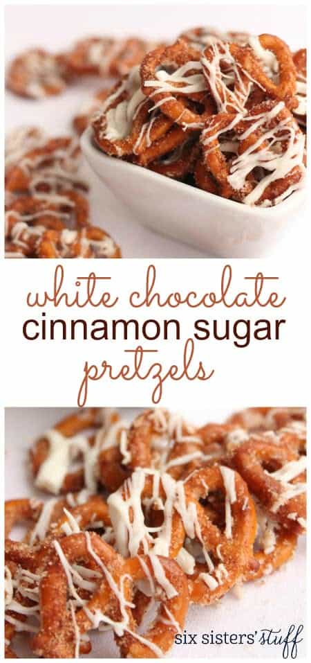 White Chocolate Cinnamon Sugar Pretzels 3
