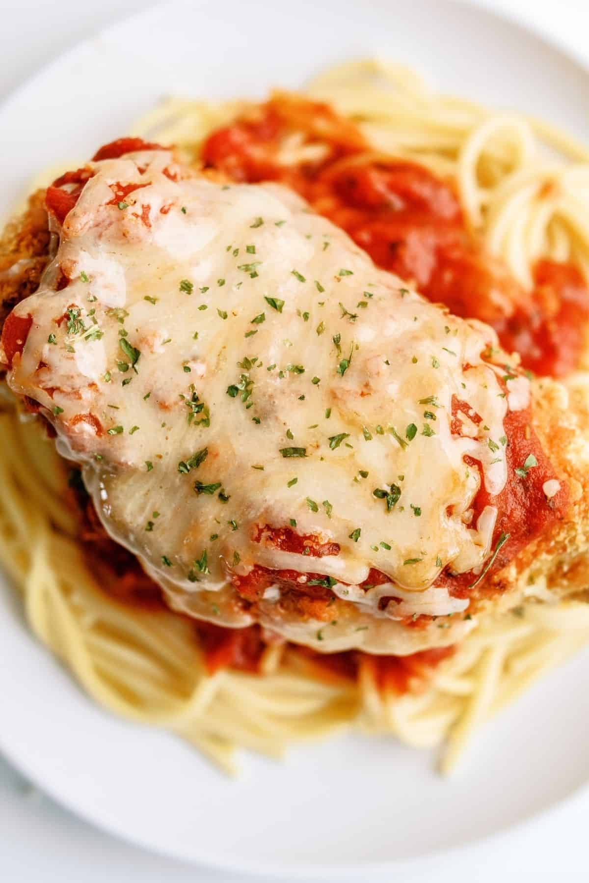 Baked Crispy Chicken Parmesan Recipe