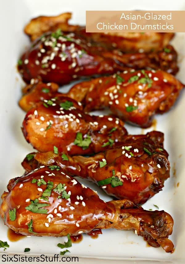Healthy Asian Glazed Chicken Drumsticks Recipe