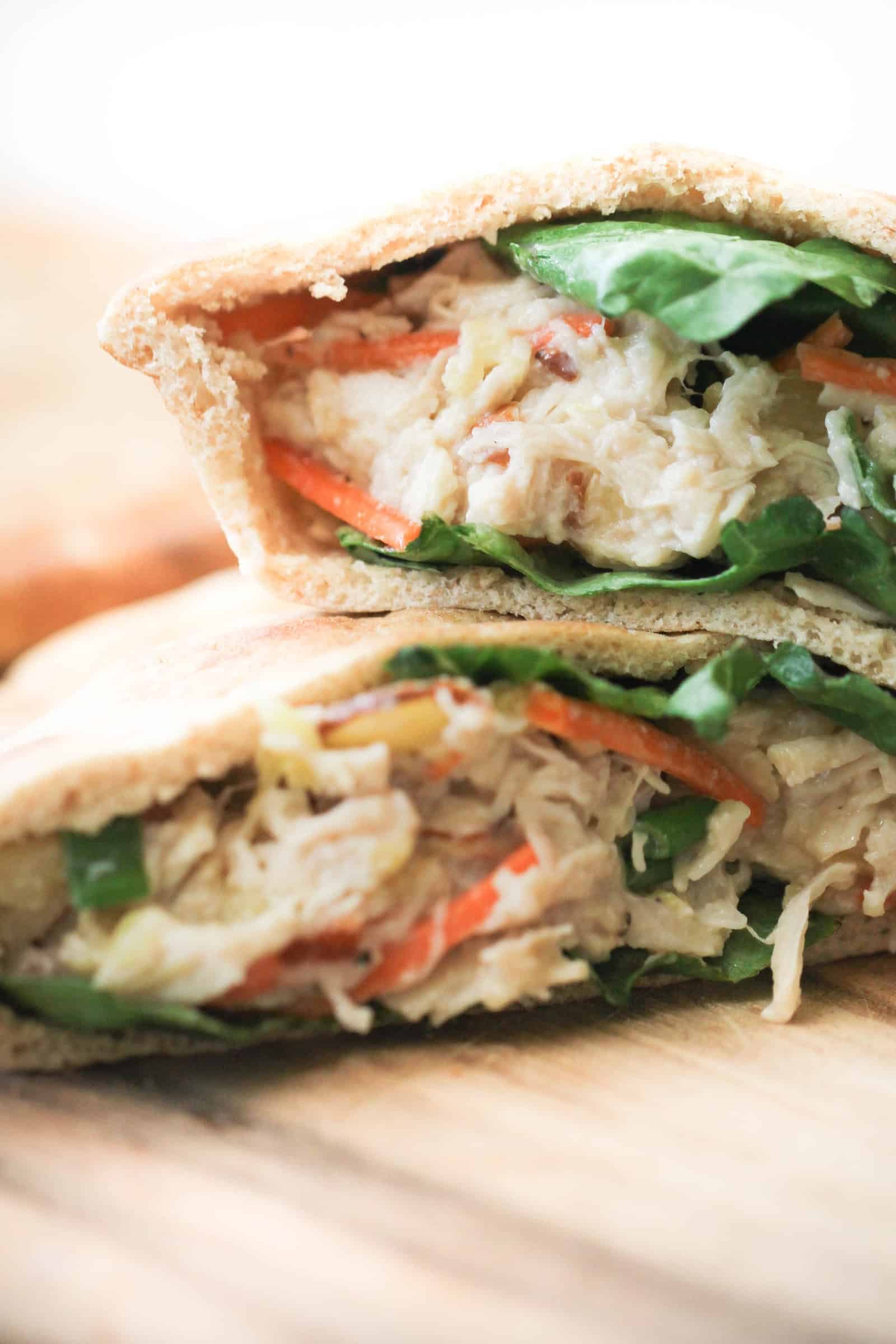 Pineapple Chicken Salad Pitas Recipe