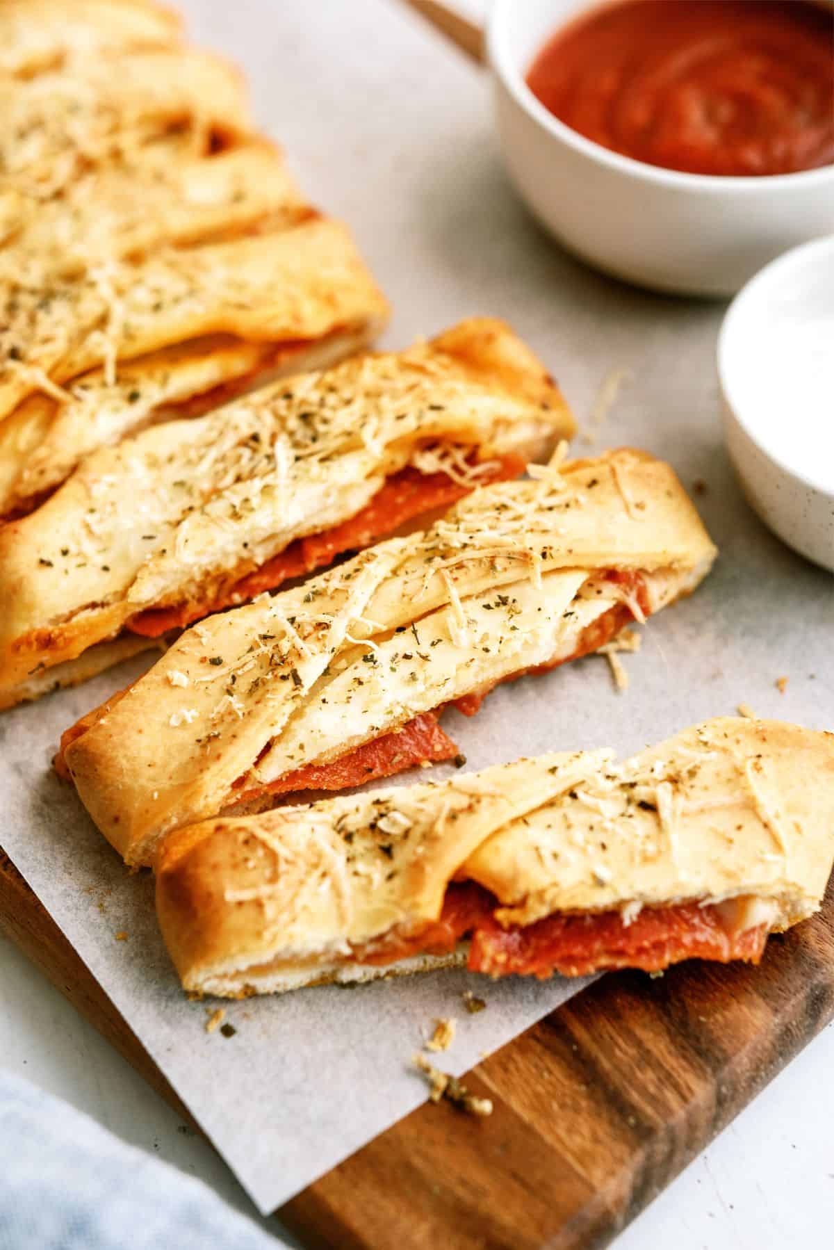 Easy Braided Pizza Loaf