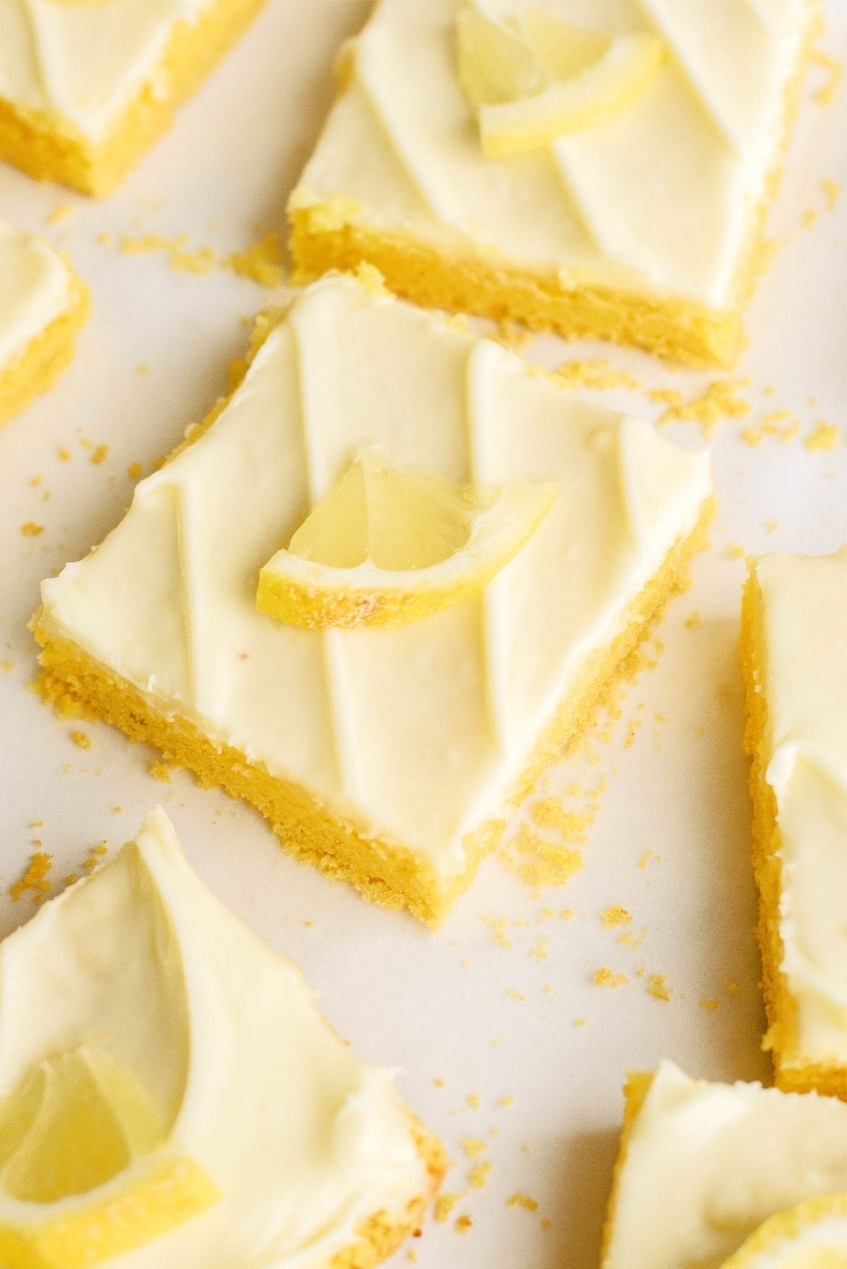 Frosted Gooey Lemon Bars Recipe