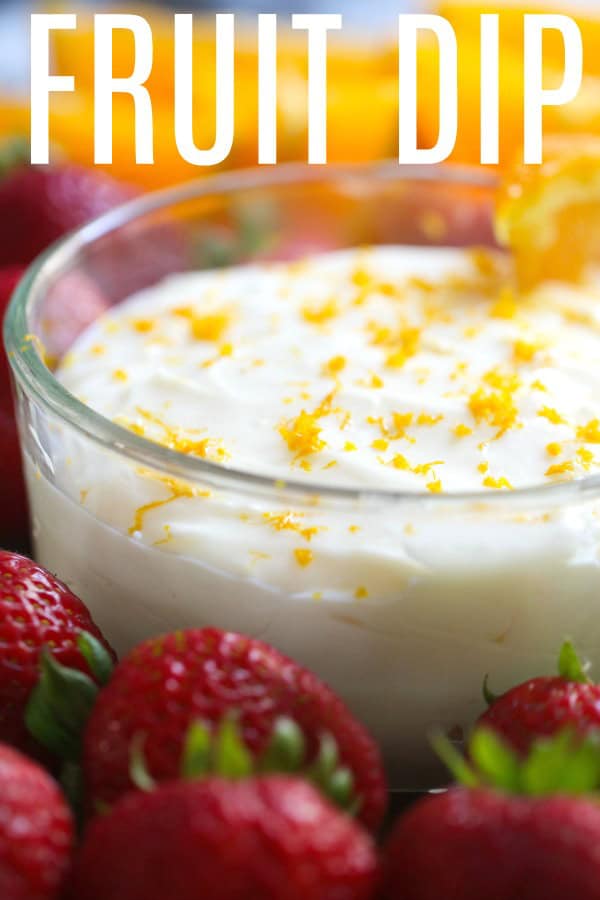 Orange Creamsicle Fruit Dip Recipe