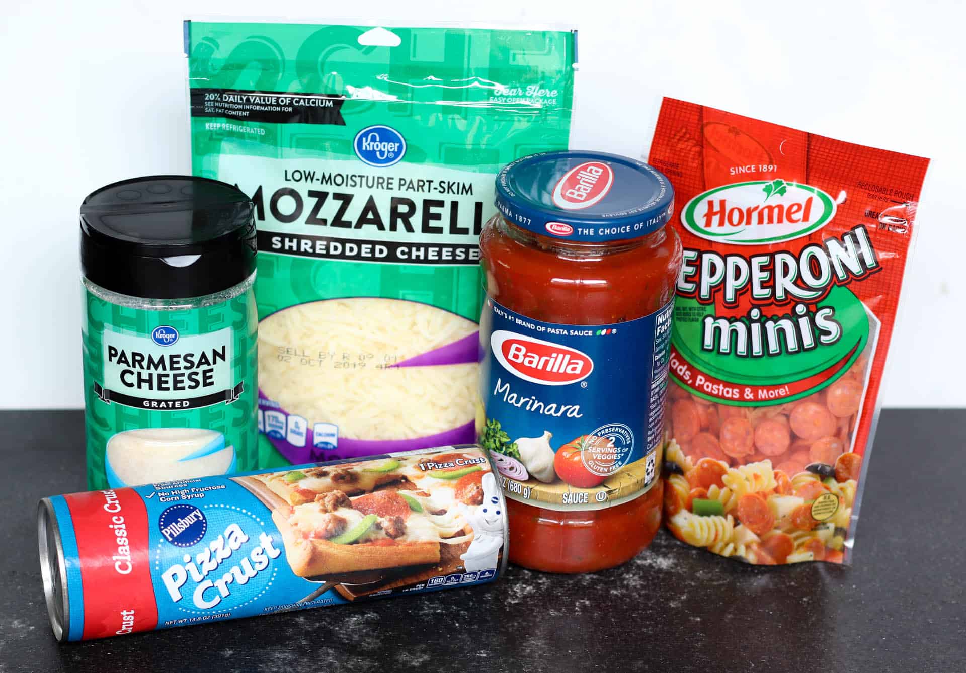 Ingredients for Stuffed Pizza Rolls Recipe