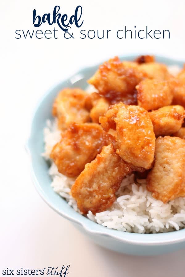 Baked sweet and sour chicken recipe