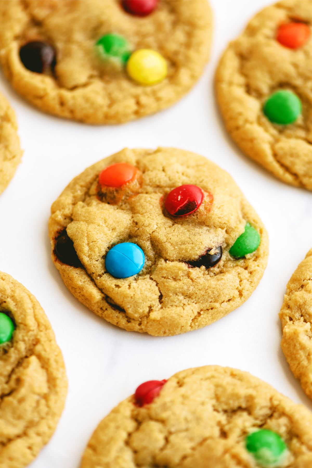 Peanut Butter M&M Cookies Recipe - Crazy for Crust