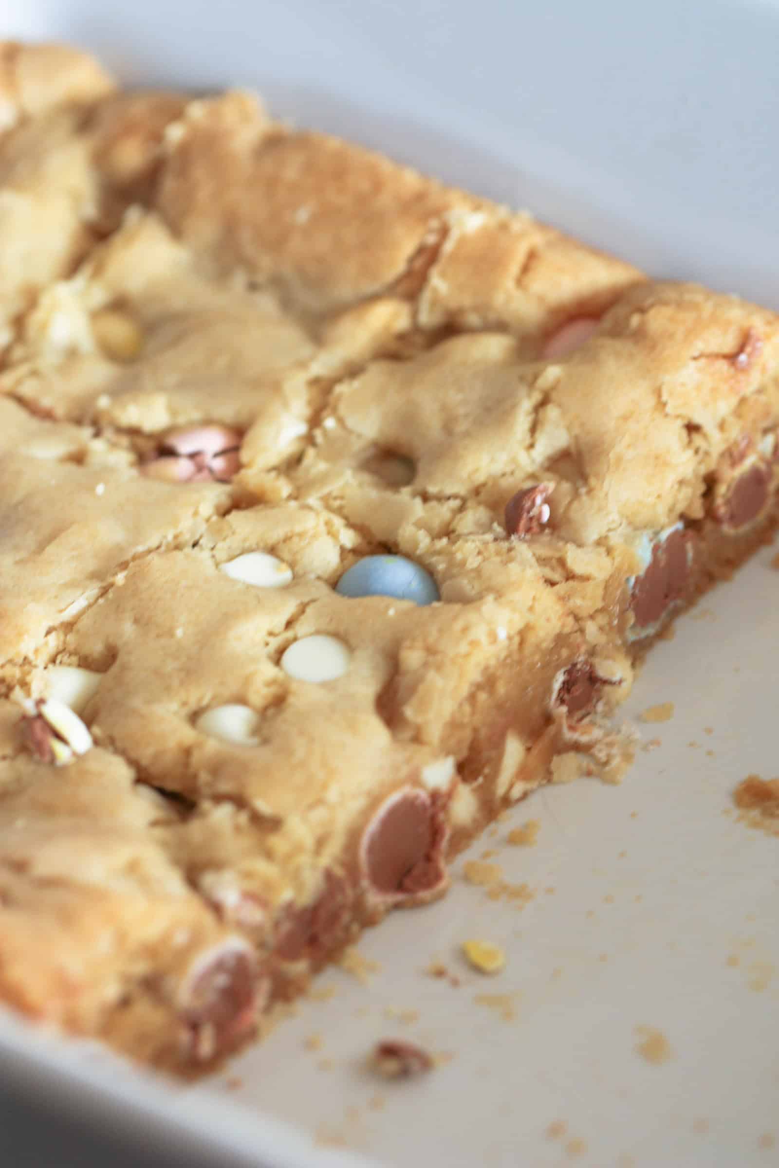 Baked Cadbury Mini Egg Blondies 