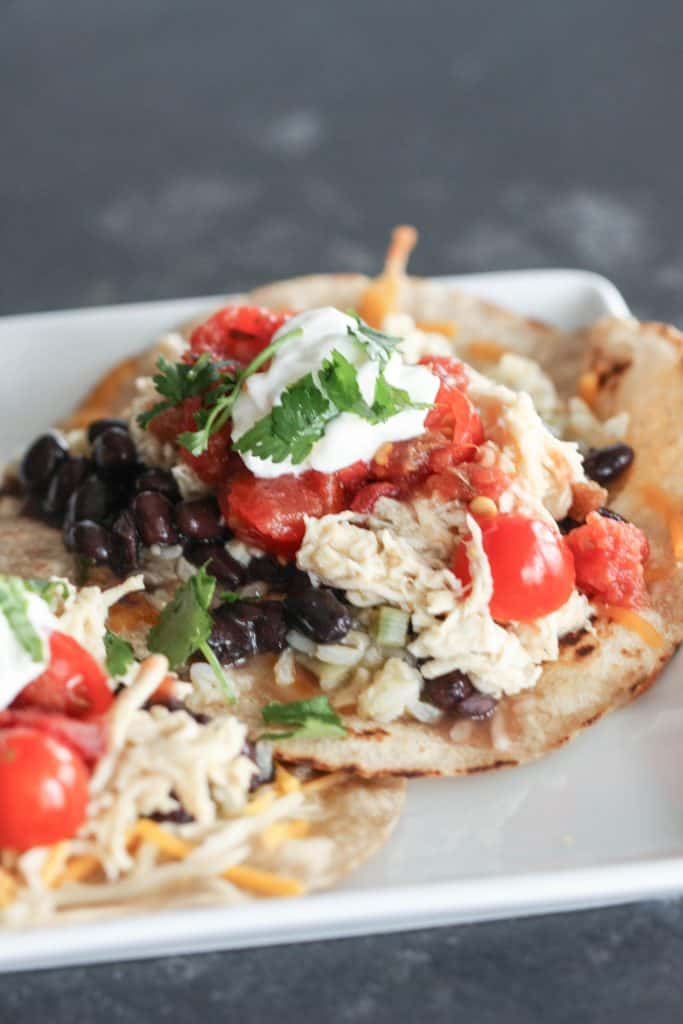 healthy meals monday: cafe rio slow cooker chicken and cilantro rice