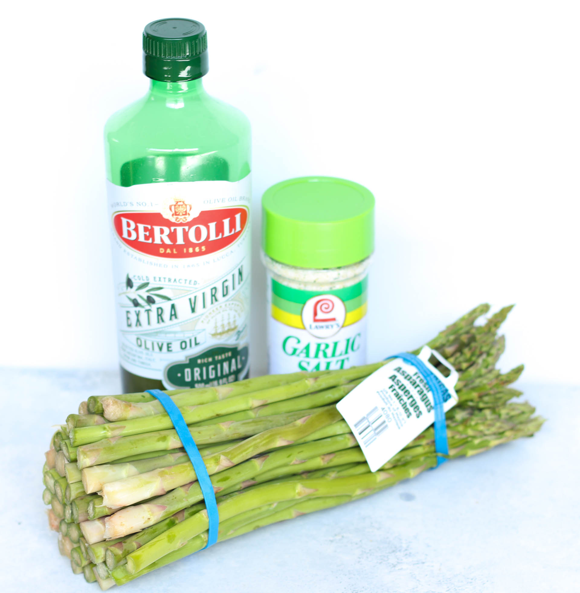 Ingredients to make Easy Broiled Asparagus