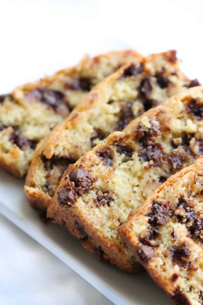 Easy Chocolate Chip Banana Bread Recipe