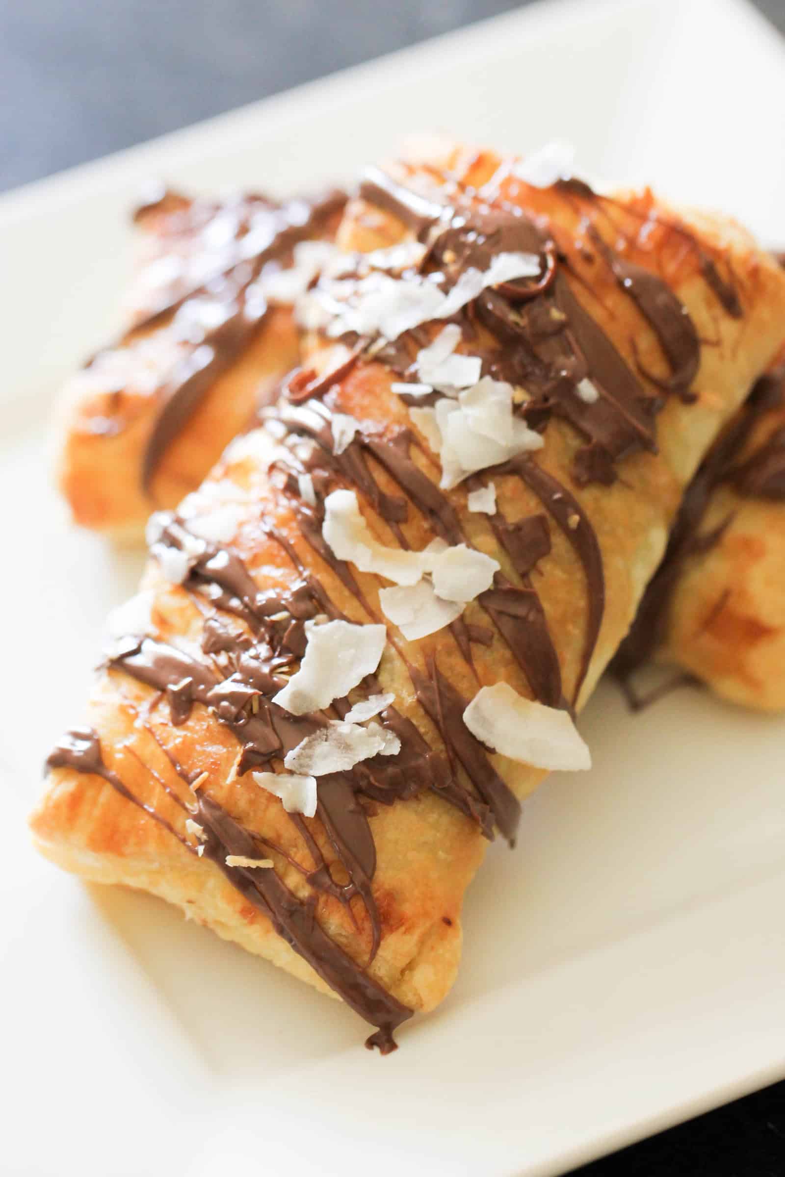 Nutella Banana Coconut Hot Pockets Recipe