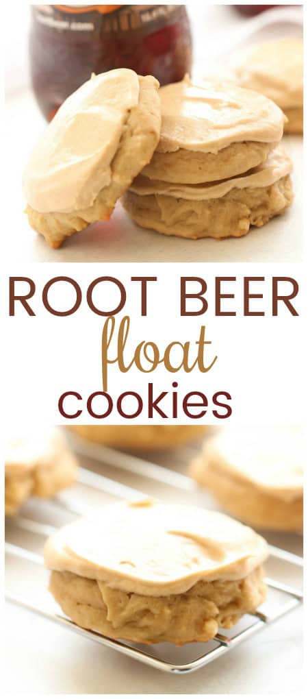 Root Beer Float Cookies