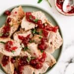 slow cooker cranberry pork loin