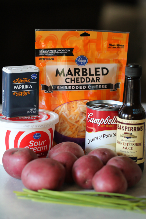 Ingredients for Slow Cooker Scalloped Potatoes