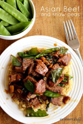 Asian Beef and Snow Peas