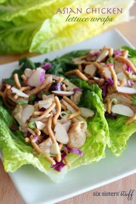 Asian Chicken Lettuce Wraps