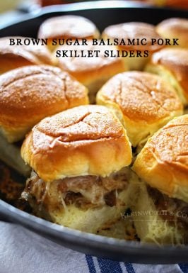 Brown Sugar Balsamic Pork Sliders