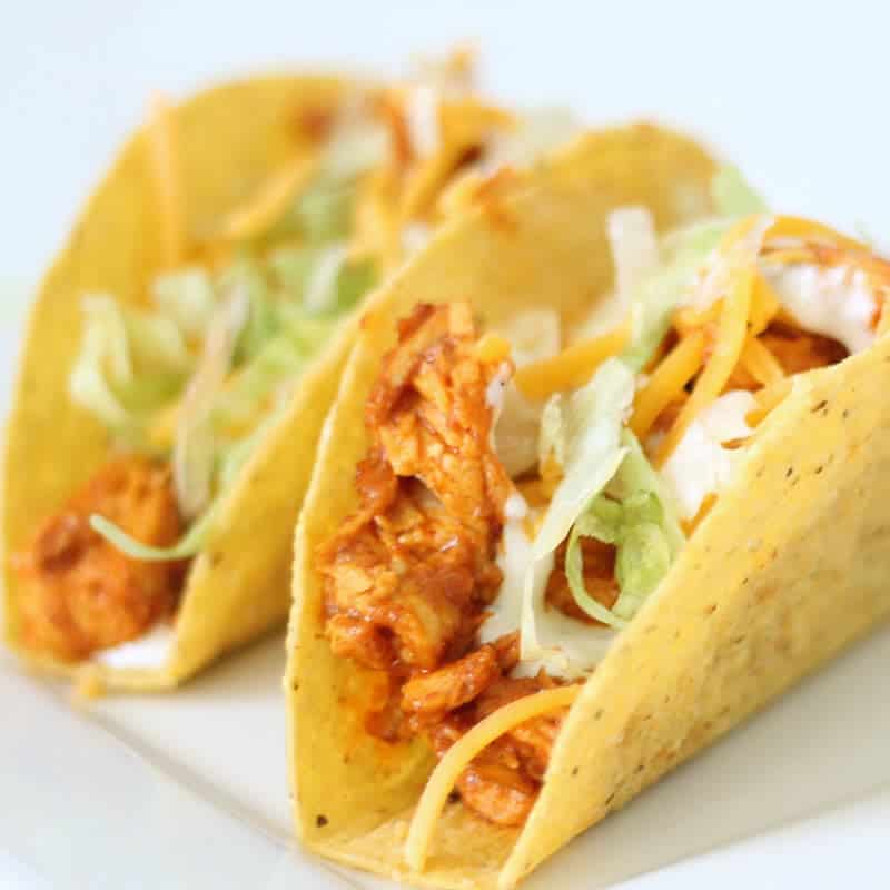 Easy Chicken Ranch Tacos Recipe