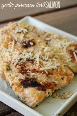 Garlic Parmesan Herb Salmon