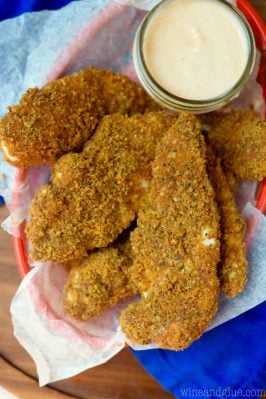 Lightened Up Chicken Fingers