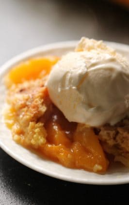 Frozen Peach Cobbler Dump Cake Frozen Peach Cobbler Dump Cake