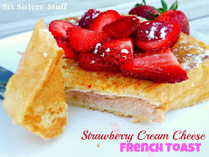 Puffy Strawberry Cream Cheese French Toast Recipe