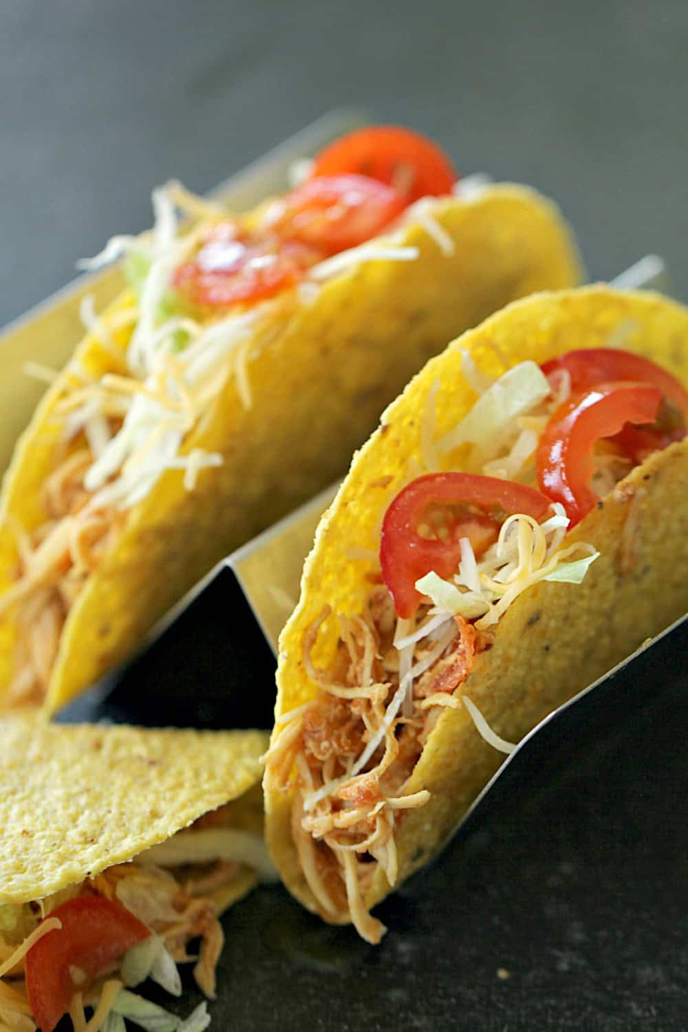 3 Ingredient Slow Cooker Chicken Tacos Recipe