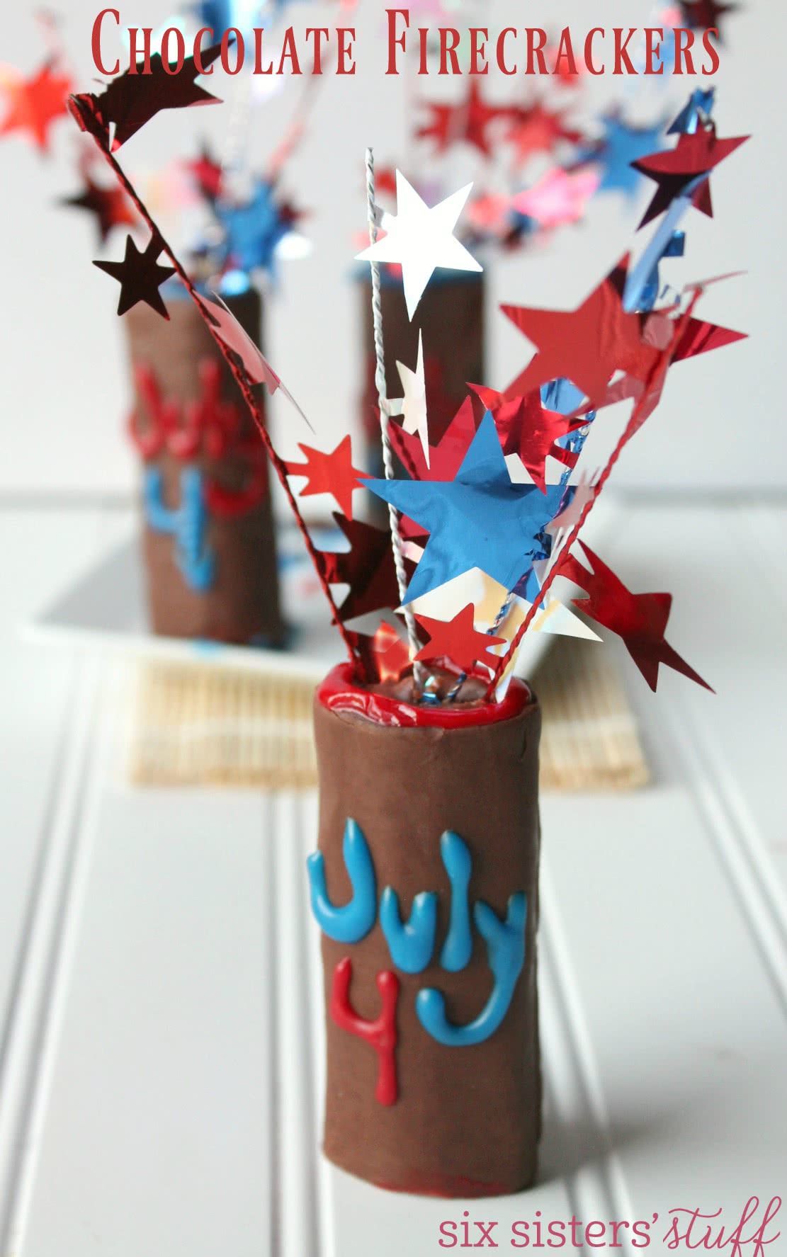 4th of July Chocolate Firecrackers