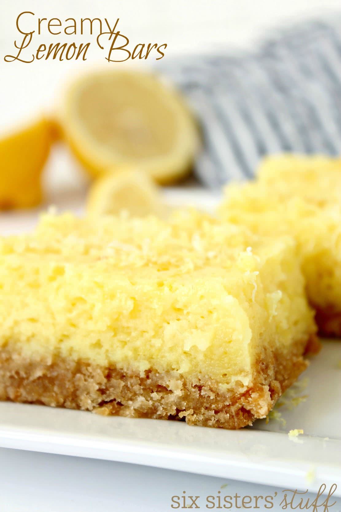 Creamy Lemon Bars Recipe