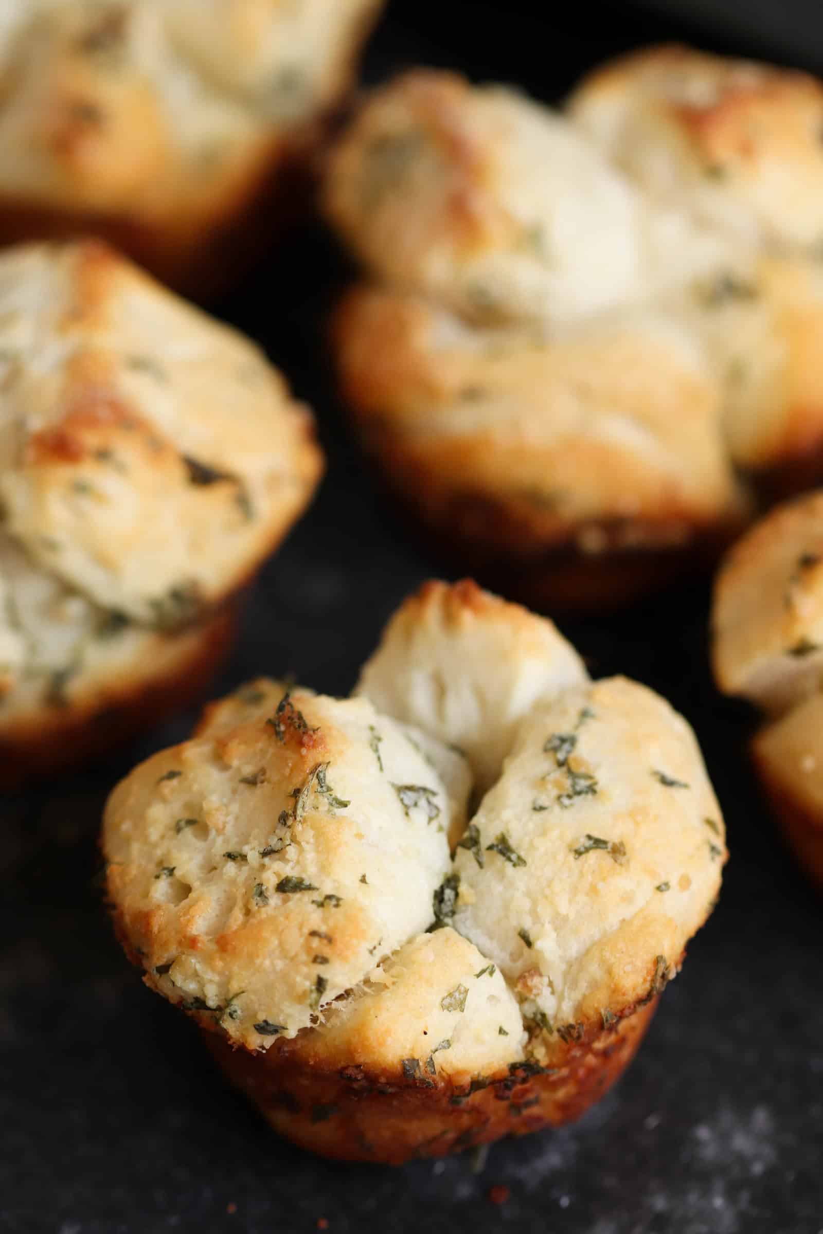 Mini Garlic Monkey Bread Recipe