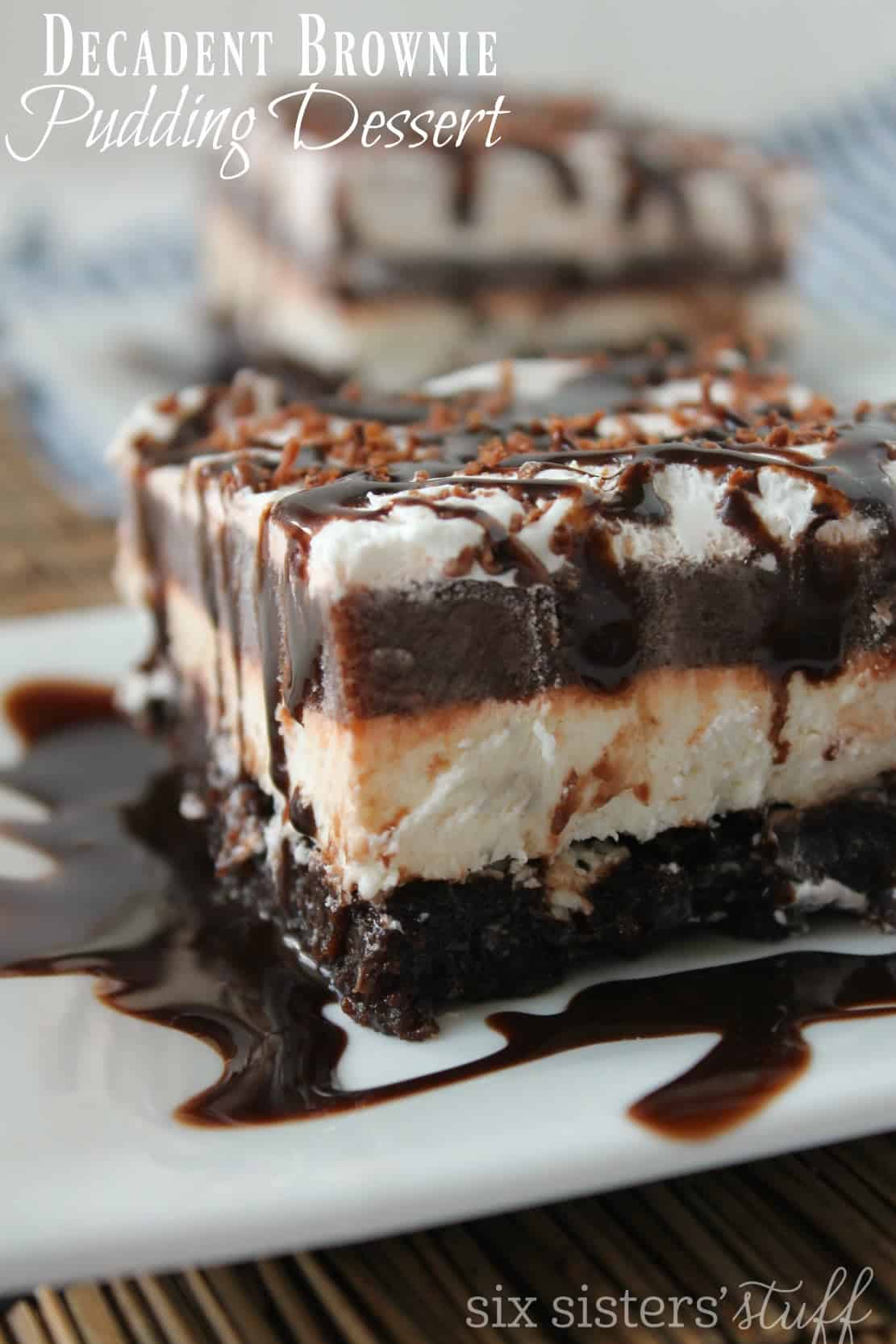 Decadent Brownie Pudding Dessert