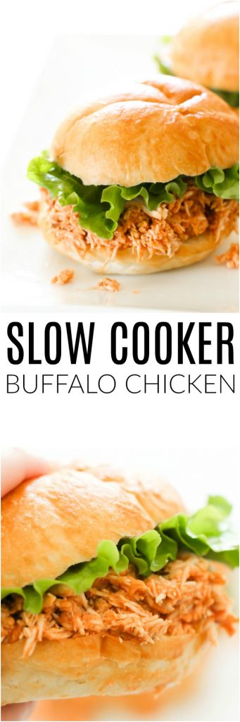 slow cooker buffalo chicken sandwich