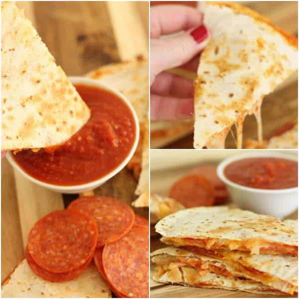 Easy Pizza Quesadillas Six Sisters' Stuff