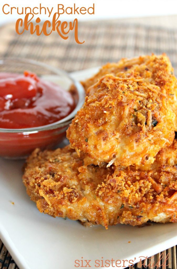 Crunchy Baked Chicken Recipe – Six Sisters' Stuff