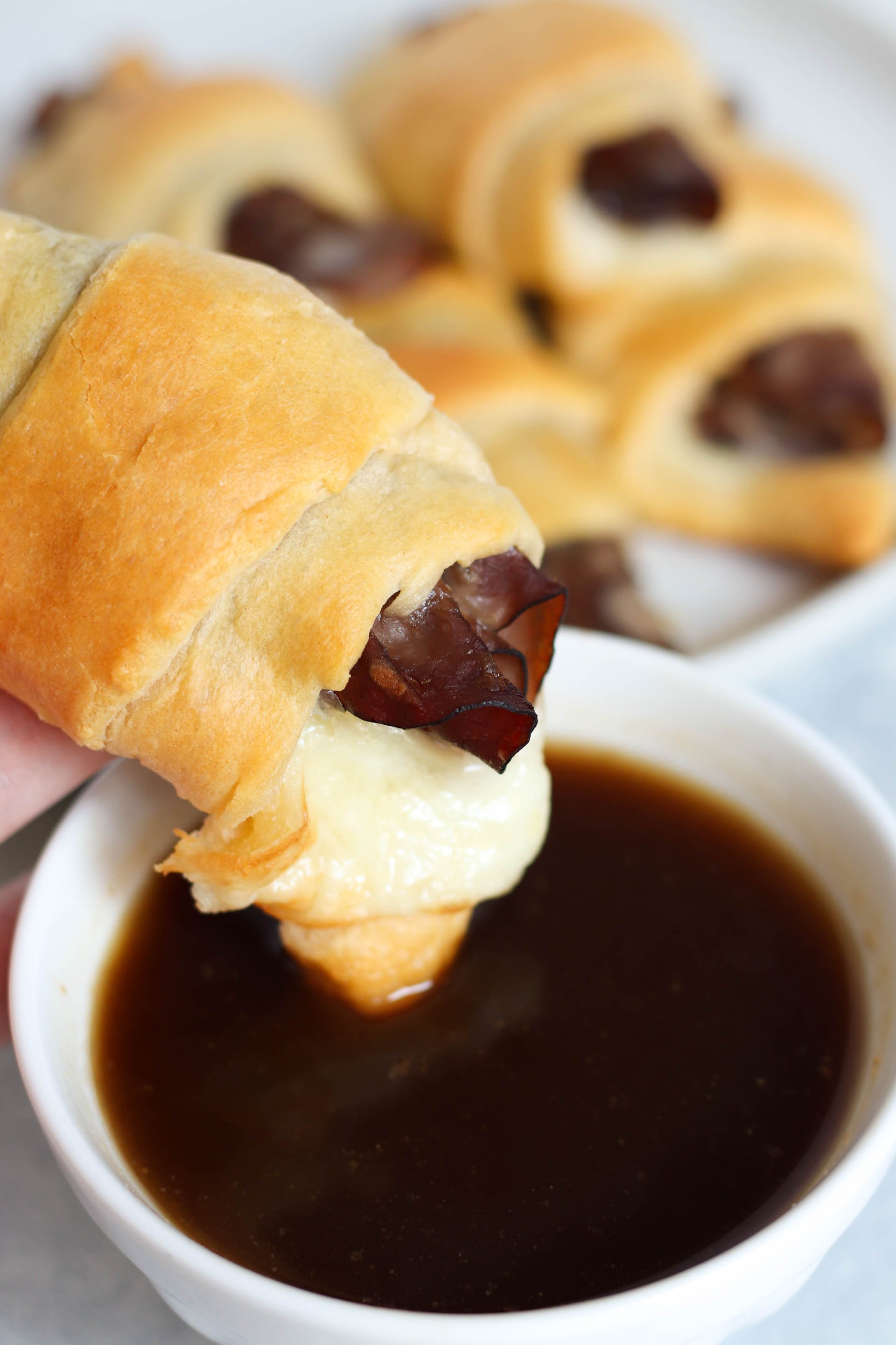 French Dip Crescents Recipe