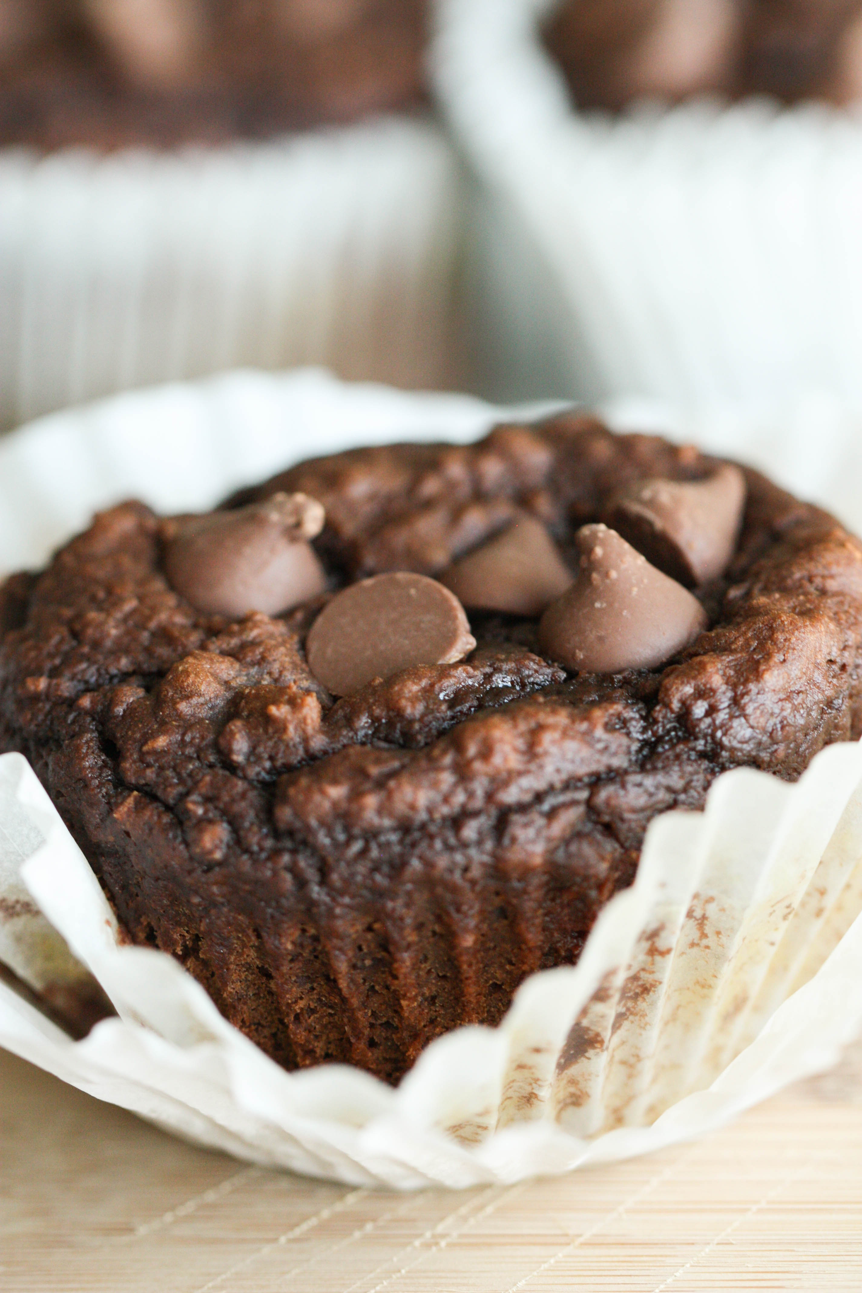 3 Ingredient Chocolate Muffins