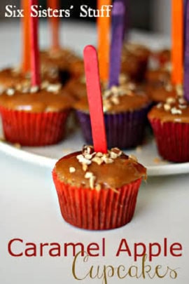 Caramel Apple Cupcakes