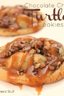 Chocolate Chip Turtle Cookies