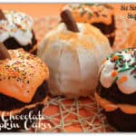 Fall Chocolate Pumpkin Cakes