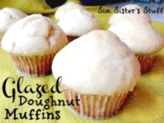 Glazed Doughnut Muffins Recipe