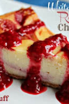 White Chocolate Raspberry Cheesecake