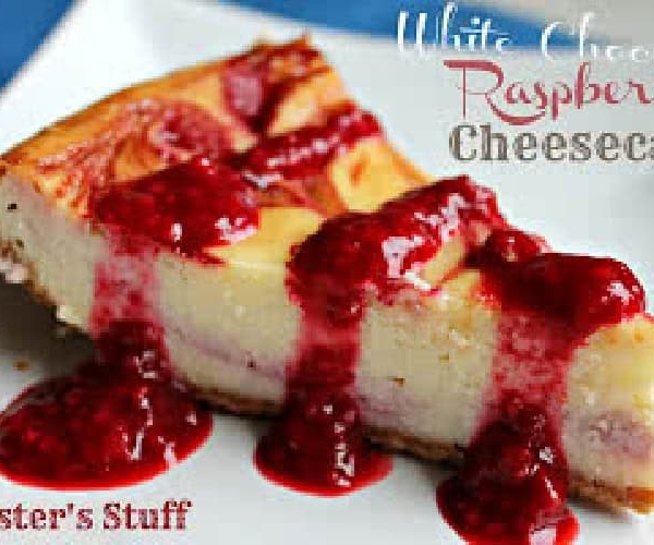 White Chocolate Raspberry Cheesecake