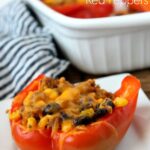 Southwest Stuffed Red Peppers