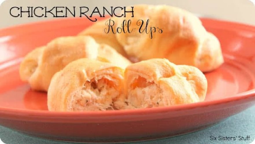 Chicken Ranch Roll-Ups Recipe